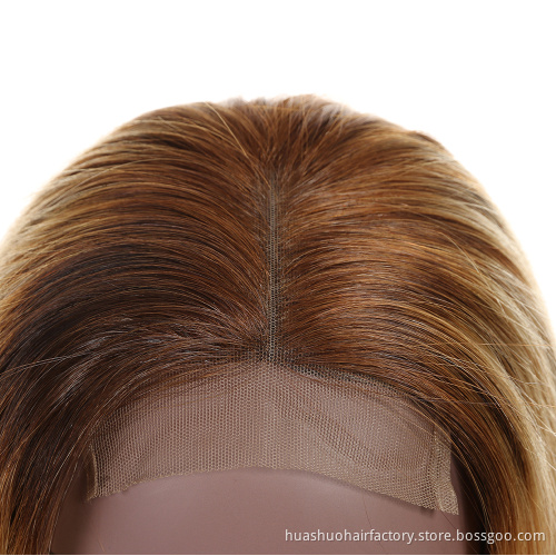 Custom Permanent Remy Virgin Double Drawn 200 Density Indian 1B 4 27 Human Hair Wig For Black Women
